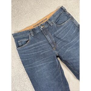 Duluth Trading Jeans Mens 36x34 Flex Ballroom Relaxed Fit Denim Work Jeans